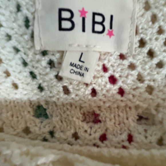 BI BI put on sweater boat neck, colorful stripes, coastal, blissful day sweater - Picture 3 of 6